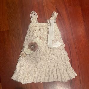 One year photo shoot outfit or dress with handband